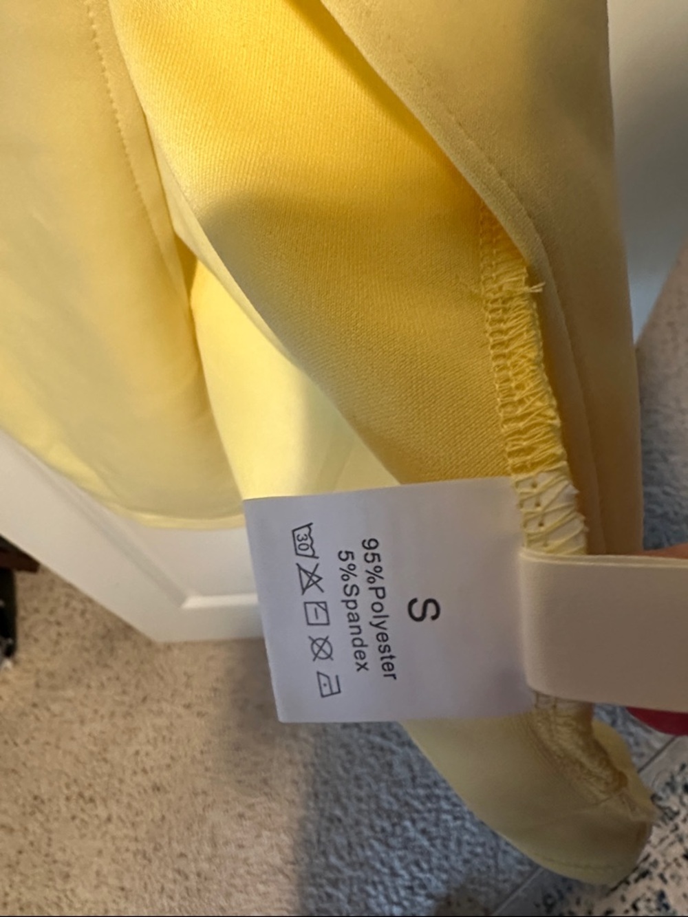 Yellow Midi Slip Dress with Thin Straps - Picture 2 of 3
